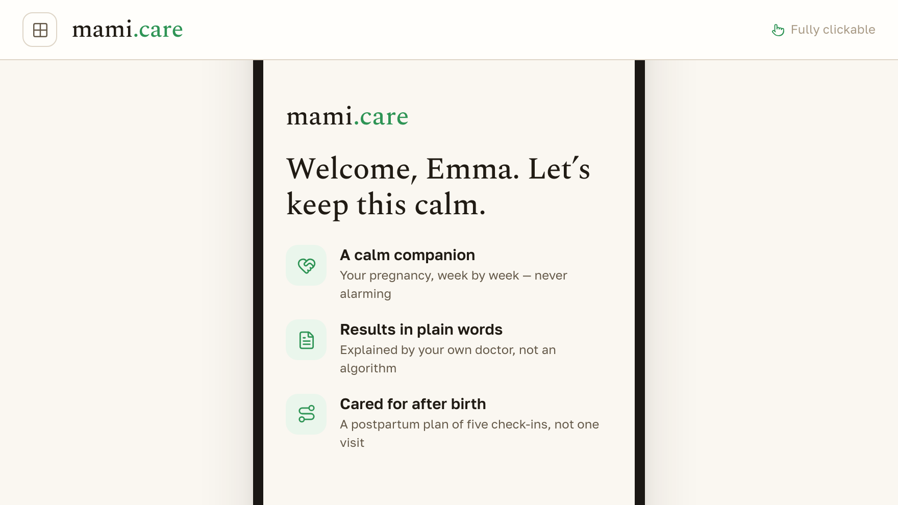 mami.care — супутник пацієнтки: план, результати простими словами